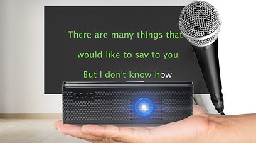 AAXA BP1K - KARAOKE PROJECTOR! ALL ROUNDER