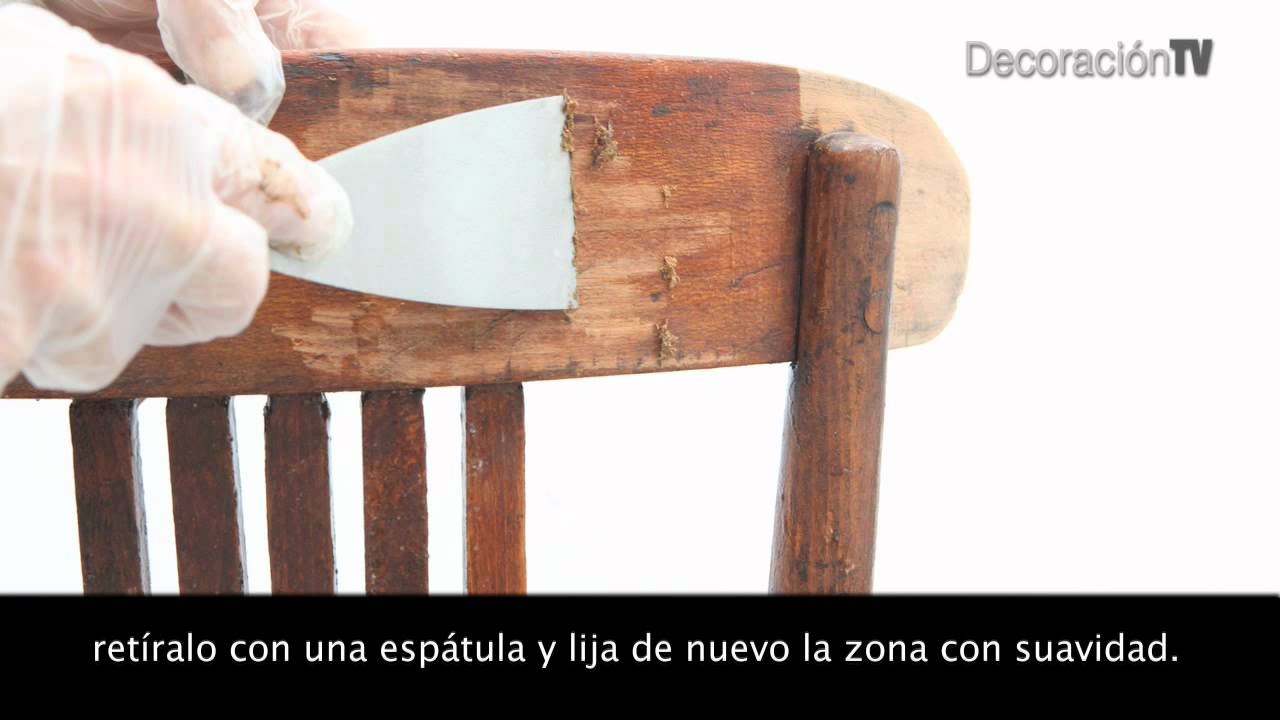 Como pintar sillas de madera