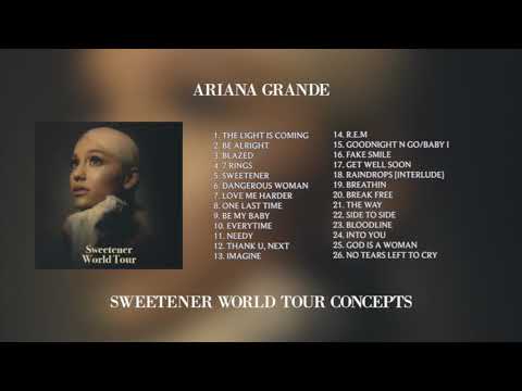 Ariana Grande Sweetener World Tour Concepts Out Friday