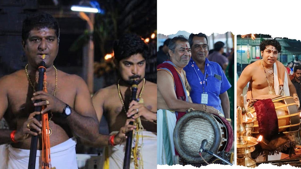 Nadhaswaram Vidwan Haripad Murugadas.Kottayam Akhil.Thavil Vidwan Vijay Kumar Garu.M R Ganeshan 🥰🥰🥰