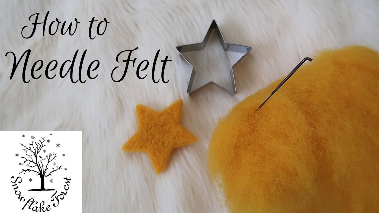 Needle Felting 101 – With His Grace