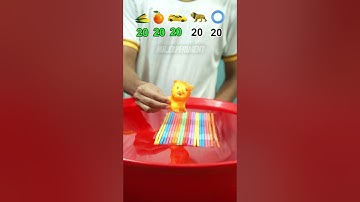 GUESS HOW MANY PAIPE WILL FLOAT ? #experiment  #satisfying #waterexperiment #asmr #asmrsounds