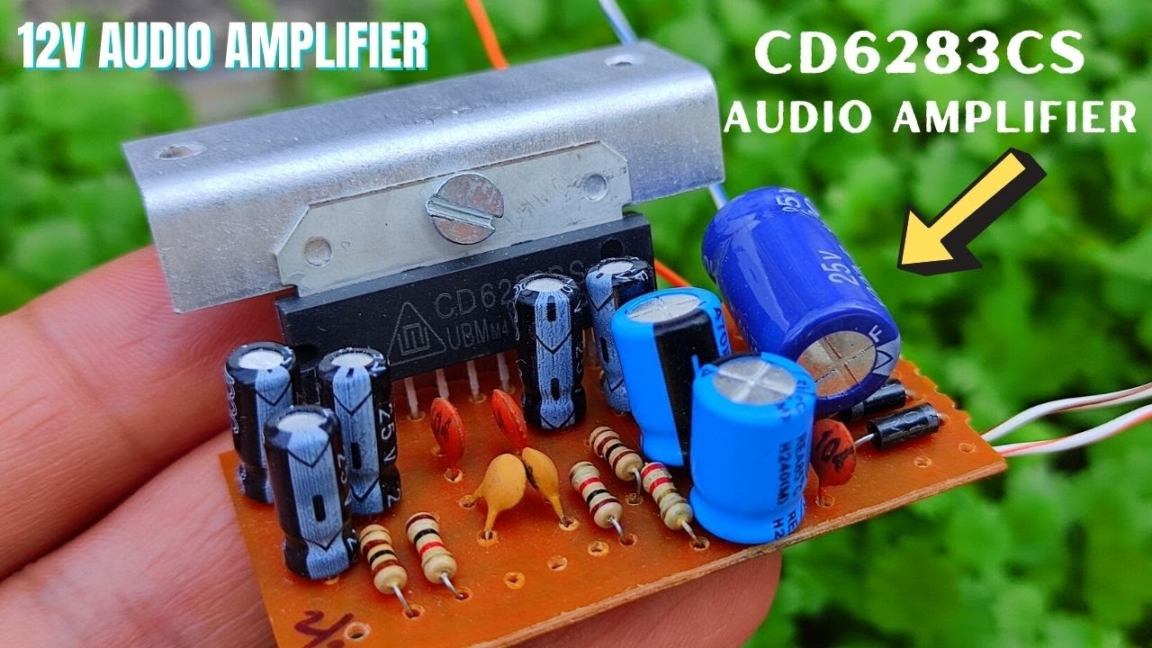 CD6283CS IC Audio Amplifier Connection | 6283 IC Board Connection - YouTube