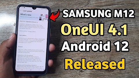 Samsung M12 OneUI 4.1 Android 12 Update Released 🔥