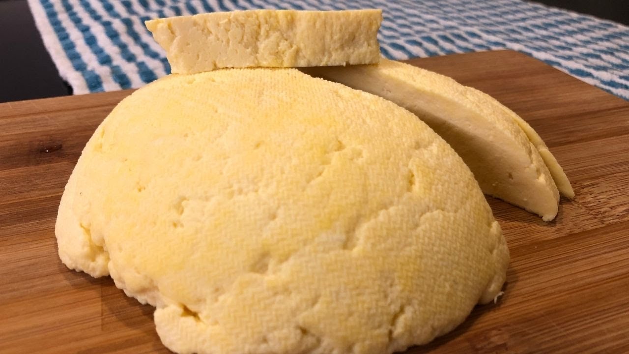 Pour the eggs in the boiling milk! We don't buy cheese in the store anymore, 3 ingredient cheese