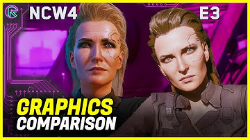 Cyberpunk 2077 - Gameplay Graphics comparison 2018 vs 2020 (E3 vs Night City Wire ep 4)