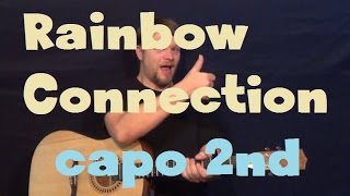 Rainbow Connection Muppet Movie Easy Strum Guitar Lesson How to Play Tutorial