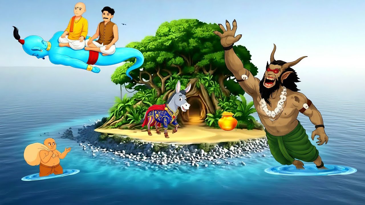 बोलने वाला गधा हिंदी कहानी | Part 2 | Moral Story In Hindi Jadui Kahaniya | जादुई cartoon