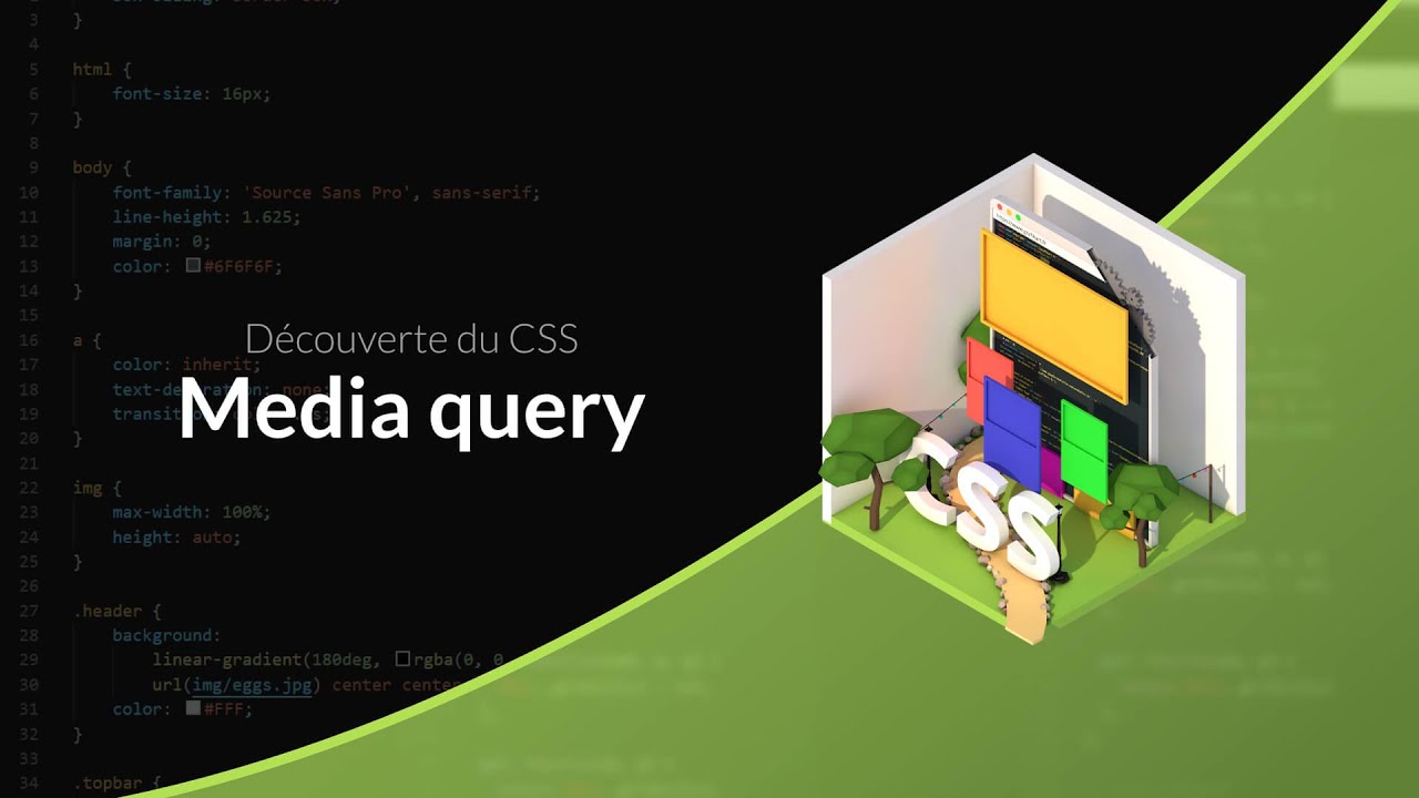 Découverte du CSS (18/31) : Media query et le \