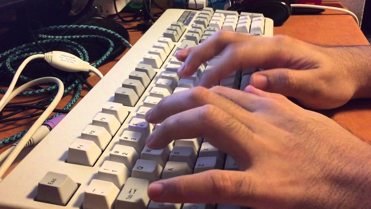 Topre Realforce 101 ML0100  (winkeyless) typing test