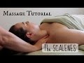 Massage tutorial the scalenes