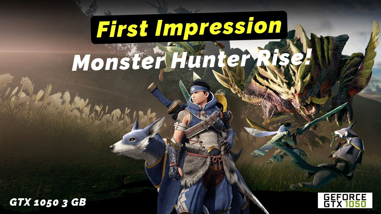 Monster Hunter Rise PC on GTX 1050 3GB
