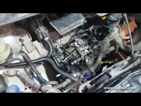 Установка насоса подкачки на Peugeot Expert с ТНВД Lucas DPC