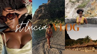 St.Lucia Birthday Vlog | Hotel Chocolat, Beach Days, Waterfall Visit, Making Chocolate, Mud Bath