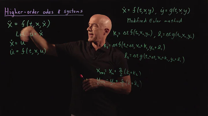 Higher-order ODEs and Systems | Lecture 53 | Numerical Methods for Engineers