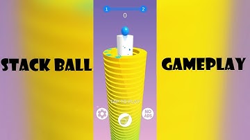 Stack Ball - Blast Through Platforms Gameplay