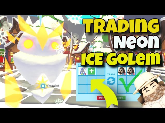 ⭐Fishy on X: Giving Away Ice Golems in Adopt Me! Comment Roblox Username!  💜 Any support on my art tweet linked below would be appreciated !   / X