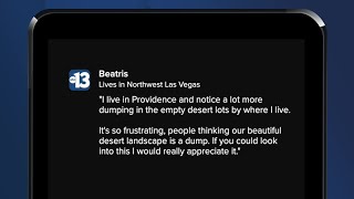 Getting you answers: Illegal dumping on empty lots frustrates Northwest Las Vegas locals