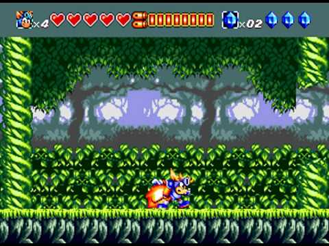 Sparkster: Rocket Knight Adventures 2 - Stage 1 - YouTube