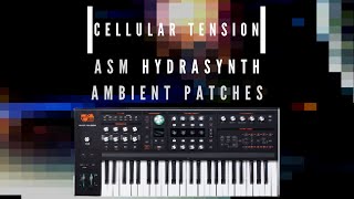 ASM Hydrasynth Patches : 35 Ambient Pads, Drones, Textural Soundscape Sounds / Presets / Patches