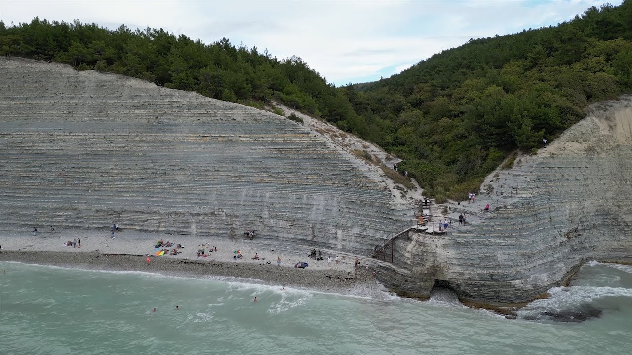 Геленджик. Пляж Сосновка. Закат на набережной