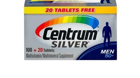 Centrum silver mens multivitamin review năm 2024