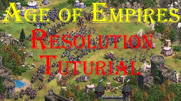 How to change the Graphics Resolution in Age of Empires Definitive Edition