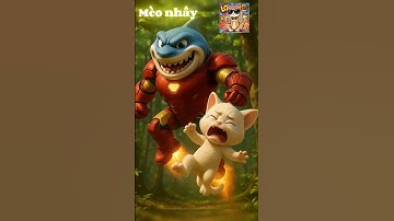 Mèo con bị cá mập Chalala bắt đi #shorts #cat #ai #meow #meo