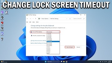 How To Change Windows 11 Lock Screen Timeout Setting Within Power Options - Easy Fix