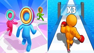 Leyar Man 3D vs Level up Runner All Levels gameplay speedrun walkthrough Android iOS Ep1 😱💪🤹 screenshot 5