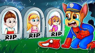 Paw Patrol The Mighty Movie | Please Don't Leave Chase Alone!!! - Very Sad Story | Rainbow 3