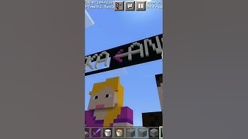 I am build Minecraft player statue in Minecraft