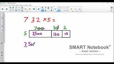 Area Model 3 digit by 1 digit