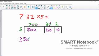 Area Model 3 digit by 1 digit