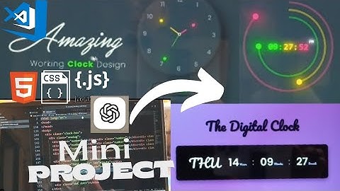 💡 Creative Working Clock Project | 3 Unique Designs | HTML CSS JS Mini Project ⏰🔥