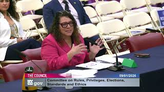 09/01/2026 10:11 New York City Council Video  City Hall Chambers  260901 101145