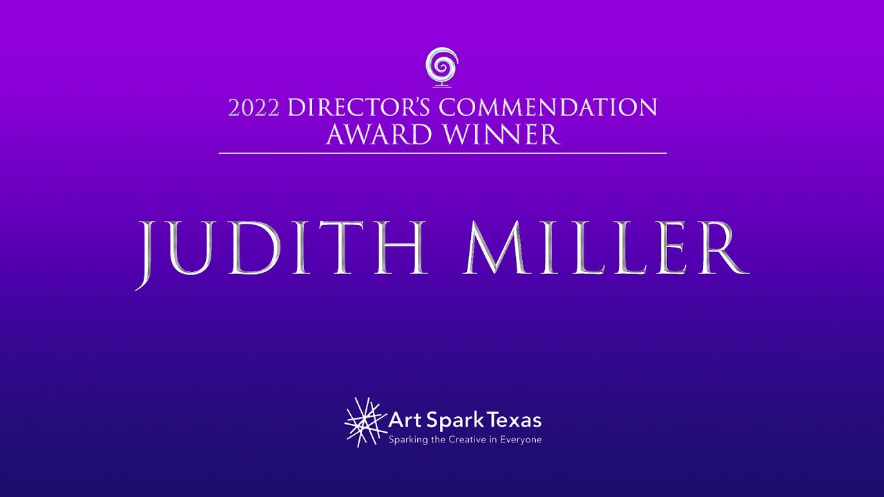 Judith Miller - 2022 Director's Commendation Award Winner