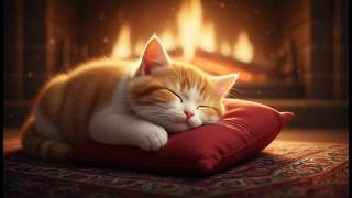 NO ADS Cat Relaxing Music 🌙 Midnight Piano Hush - Anxiety Relief, Calm Energy, Deep Sleep