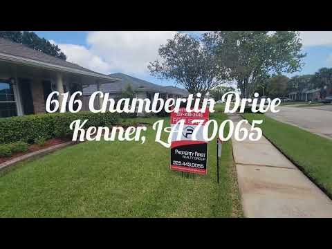 616 Chambertin Drive, Kenner, LA home video tour