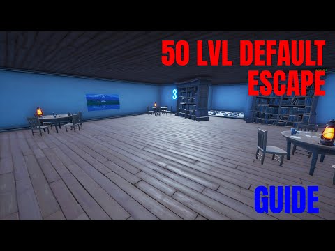 How To Complete 50 Level Default Escape By 350 - Fortnite Creative Guide - 50 lvl