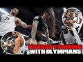 BAKHAR NABIEVA TRAINS WITH ANDRE FERGUSON & LOGAN FRANKLIN | INTENSE - FULL BACK WORKOUT