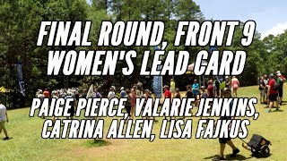 2017 PDGA Pro Worlds: Final Round Lead Card, Front 9 (Pierce, Jenkins, Allen, Fajkus)
