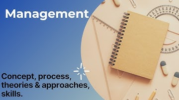 Management concept, feature, process and theories || UGC NET|| M. Com || B. Com|| MBA