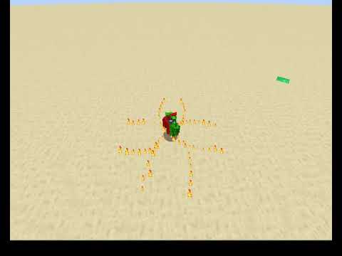 Mineplex Titan Flames Particle Trail with 8 radiating points