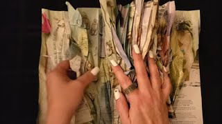 🥱 ASMR over an hour of paper crinkles and page turning