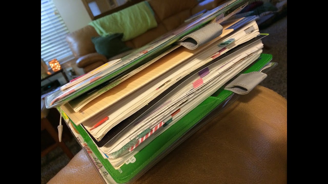 The full hobonichi monty :) 2014 flip through