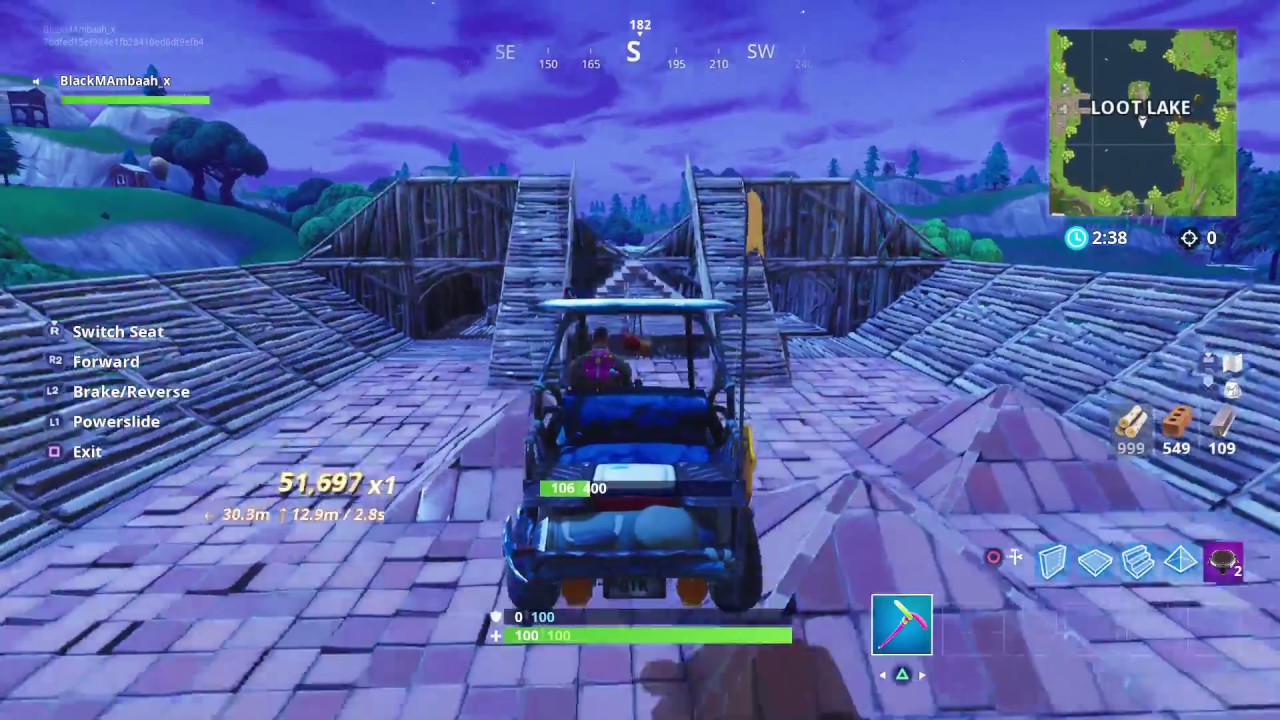 Fortnite Playground LTM - Custom race track - YouTube