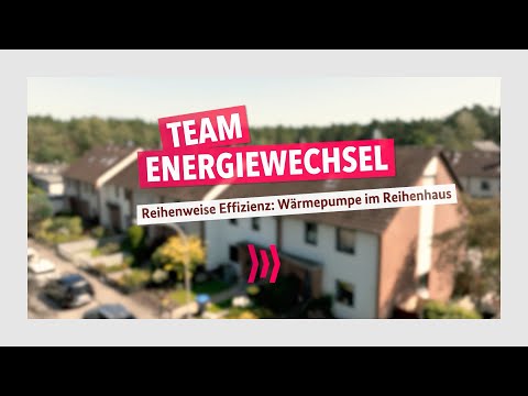 Energiewechsel: Wärmepumpe im Reihenhaus