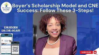 Boyer’s Scholarship Model and CNE Success! Snapshot 231