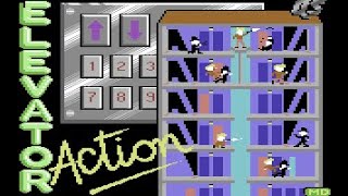Elevator Action Review for the Commodore 64 by John Gage